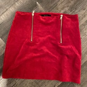 Forever 21 Velvet Mini skirt